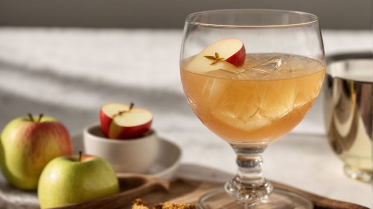 Indulge in a Sweet and Spicy Apple Ginger Bourbon Delight
