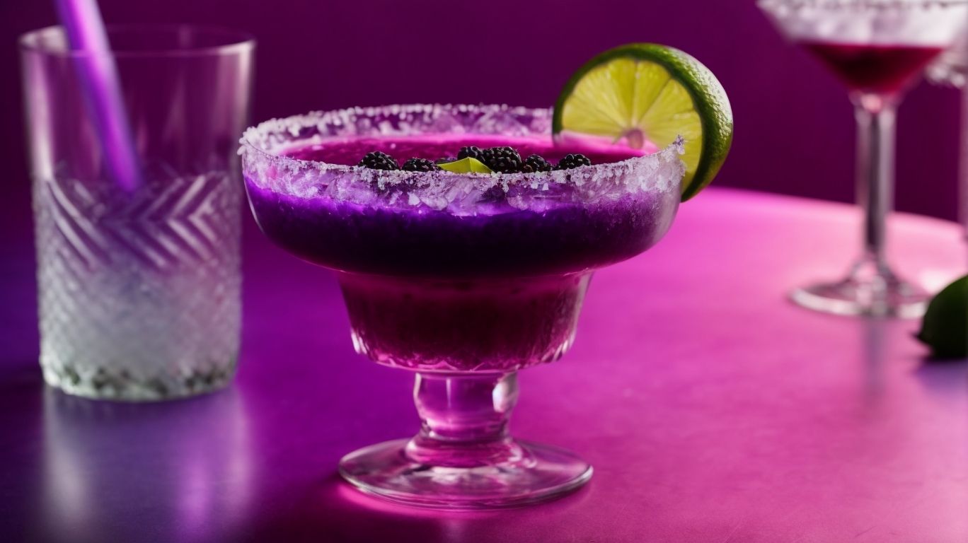 Frozen Blackberry Lime Margarita