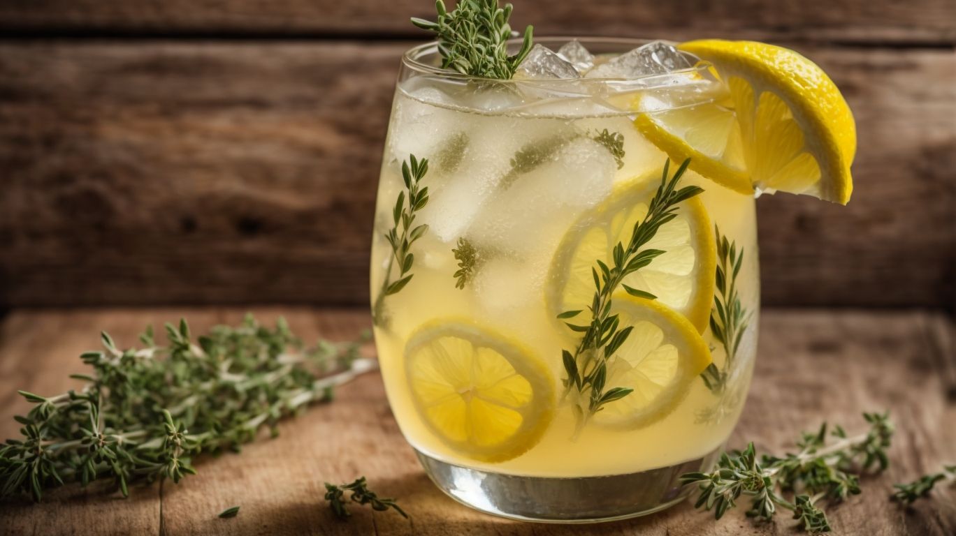 Sip on Refreshment with Our Lemon Thyme Vodka Lemonade Recipe