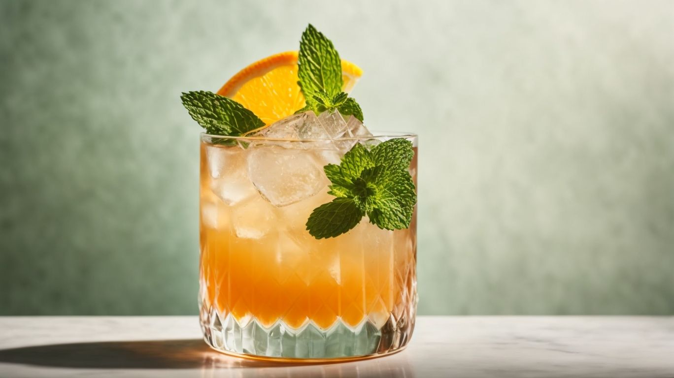 Sip on a Refreshing Orange Bourbon Smash – A Must-Try Whiskey Cocktail!