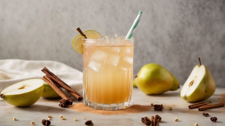 How to Make a Delicious Pear and Cinnamon Whiskey Sour