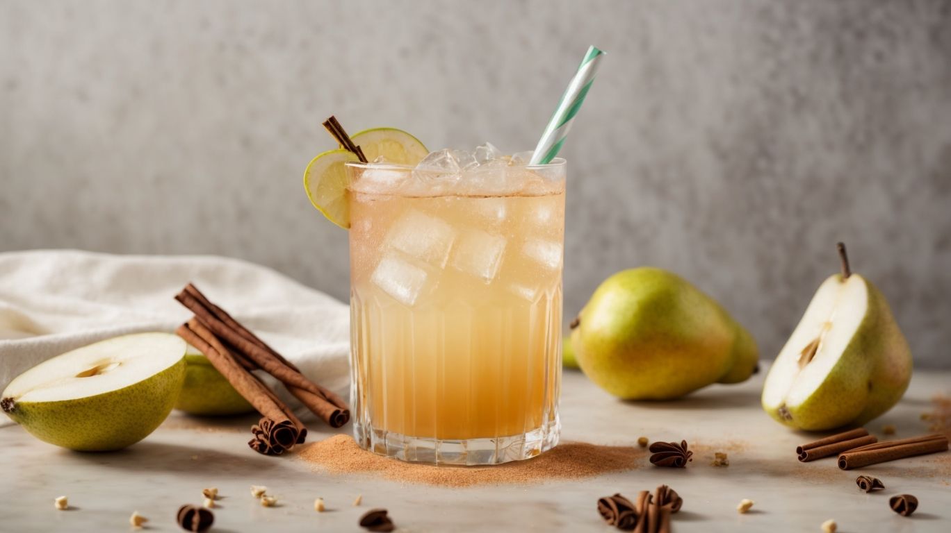 How to Make a Delicious Pear and Cinnamon Whiskey Sour