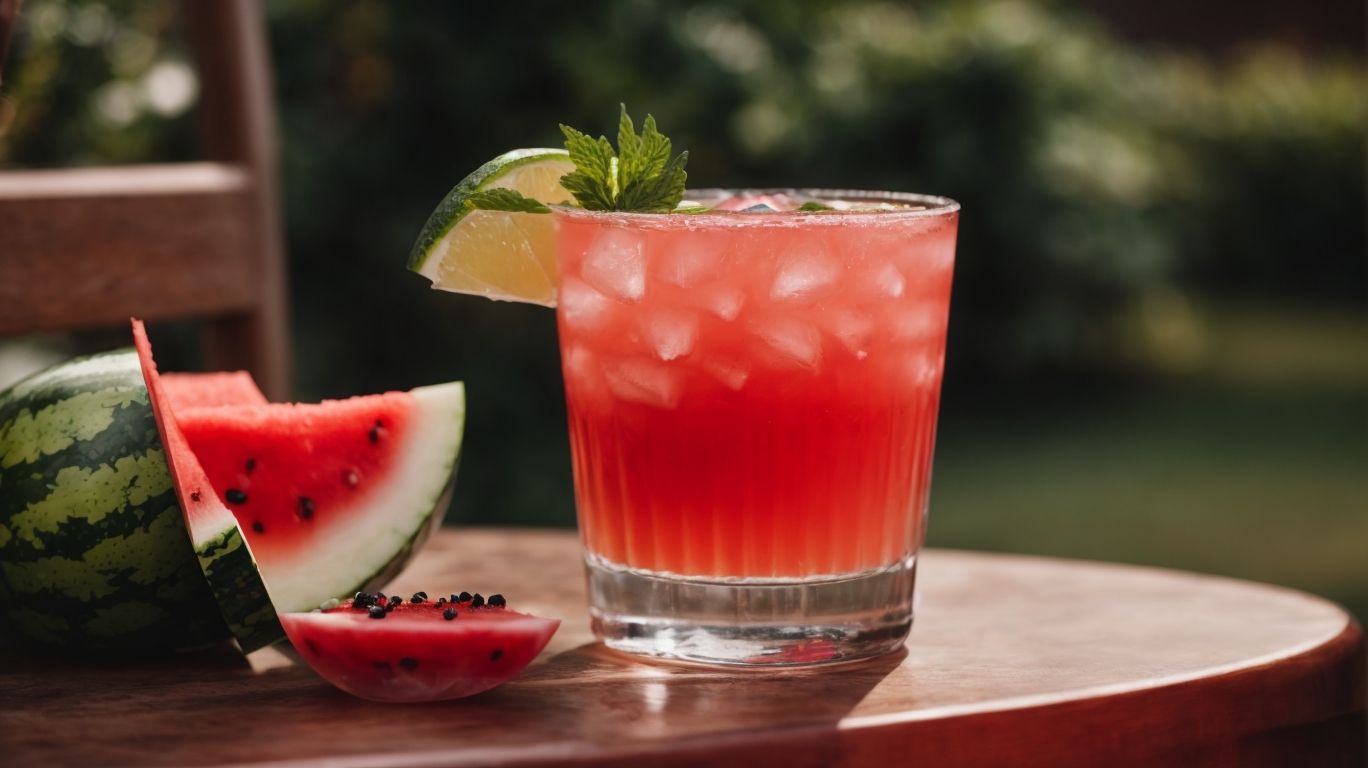 Sip on Summer with a Spicy Grilled Watermelon Margarita Recipe