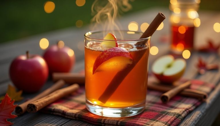 Smoked Maple Cider Cocktail