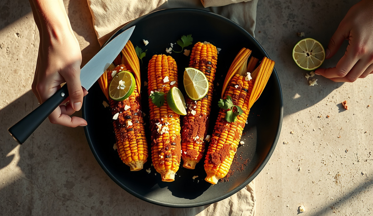 Grilled Corn on the Cob — Mexican Street-Style Elote