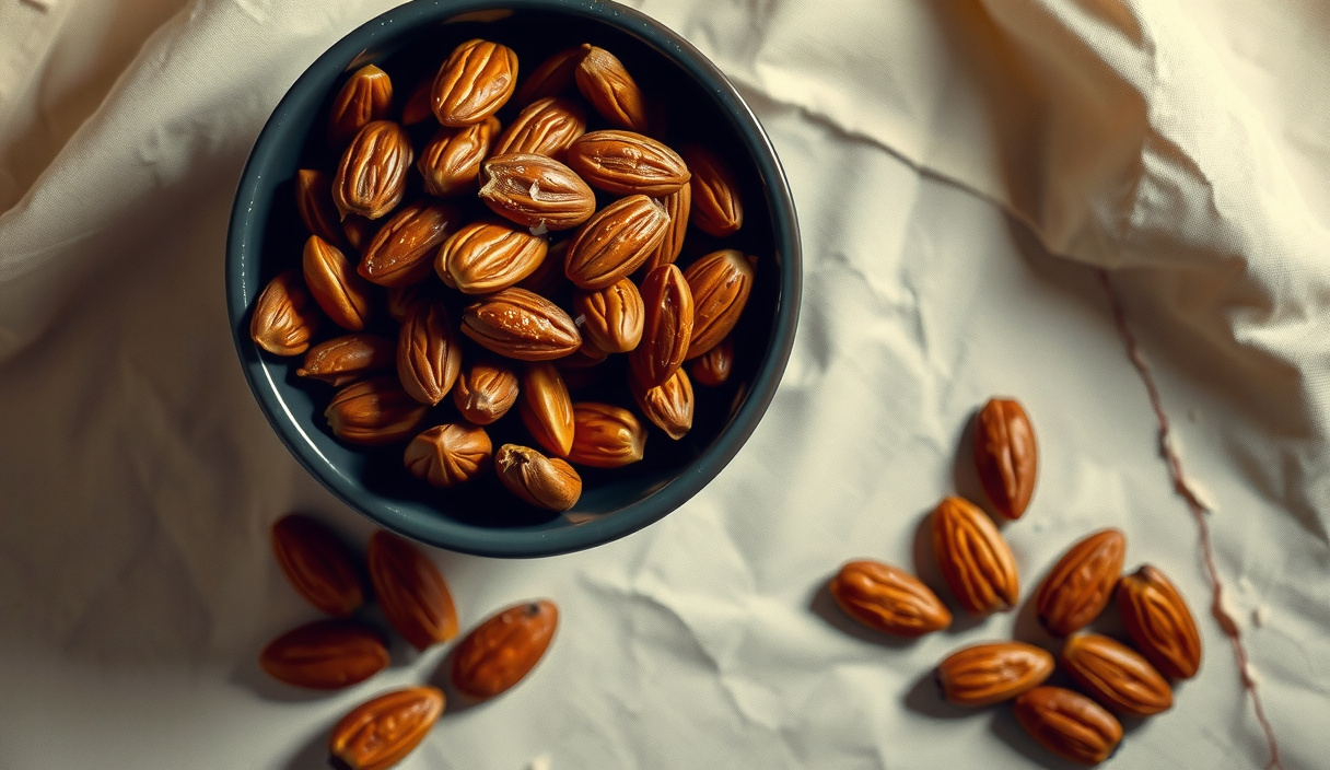 Maple-Cayenne Smoked Almonds
