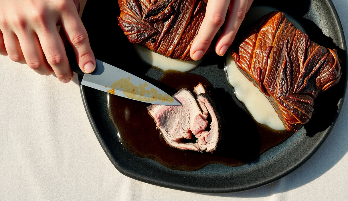 Sous Vide Smoked Beef Cheeks