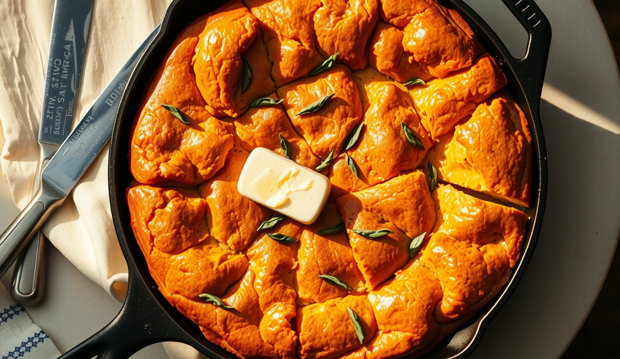 Vegan Cornbread — Aquafaba Leaven